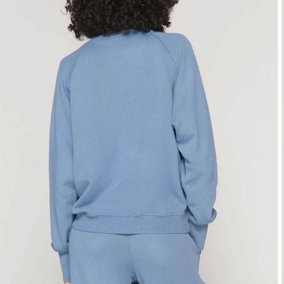 Spiritual Gangster Blue Women's Sweater - Picture 3 of 14